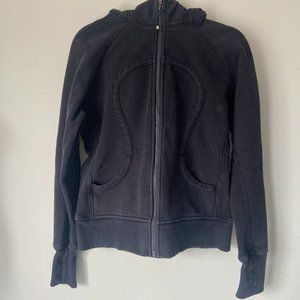 Lululemon Scuba Hoodie III Black Zip Up Size 8